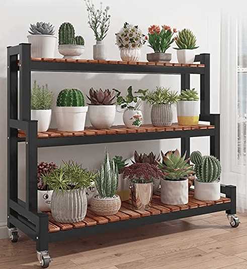 Estanterías con ruedas para almacén